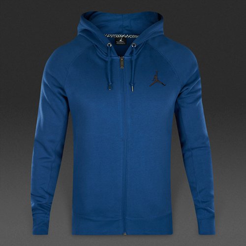 Jordan Jumpman Brushed F/Z Hoody French Blue / Black for Men